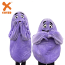 Xcoser Grimace's Birthday Monster Mascot Purple Eggplant All-in-one Doll Costume Cartoon Cosplay Unisex Halloween Cosplay(in stock)