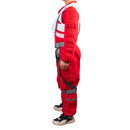 Xcoser Star Wars Poe Dameron Upgrade Costume Cosplay Red Jumpsuit Suit Unisex Halloween Cosplay Outfit