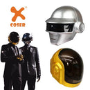Xcoser Daft Punk Thomas Bangalter Guy-Manuel Full Head Helmet Band Cosplay Silver & Golden Replica Props