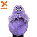 Xcoser Grimace's Birthday Monster Mascot Purple Eggplant All-in-one Doll Costume Cartoon Cosplay Unisex Halloween Cosplay(in stock)