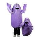 Xcoser Grimace's Birthday Monster Mascot Purple Eggplant All-in-one Doll Costume Cartoon Cosplay Unisex Halloween Cosplay(in stock)