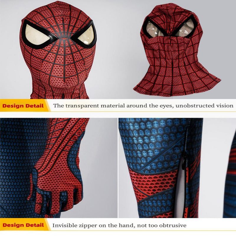 【New Arrival】Xcoser The Amazing Spider-Man Tight-Fitting Suit Marvel Onesie Cosplay Suit For Men