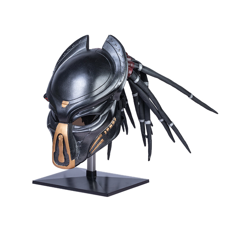 【Special deal】Xcoser Predator Mask with Dreads Hair Cosplay Helmet Halloween Role Play