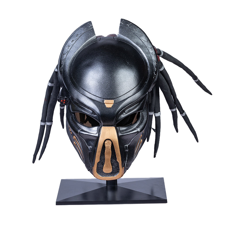 【Special deal】Xcoser Predator Mask with Dreads Hair Cosplay Helmet Halloween Role Play