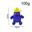 Xcoser Grimace Purple Plush Cartoon Stuffed Eggplant Cup Dolls Toys Kids Birthday Gifts