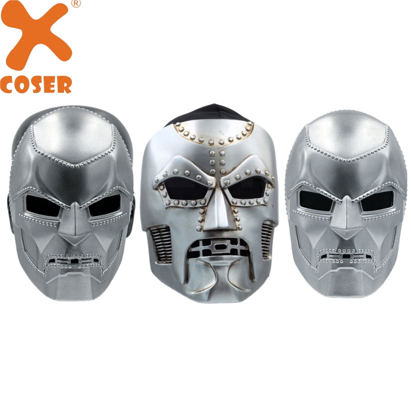 【New Arrival】Xcoser Doctor Doom Cosplay Mask Prop Resin Movie Replica Adults/Kids Halloween