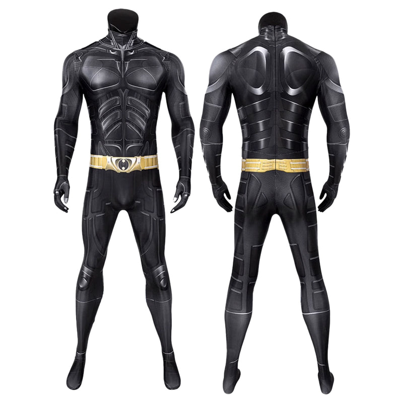 【New Arrival】Xcoser Superhero The Dark Knight Rises Batman Cosplay Costume Bruce Bodysuit Jumpsuit