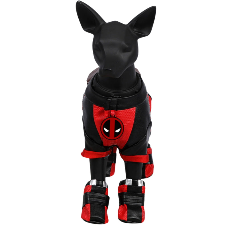 Xcoser Deadpool 3 Wolverine Dogpool Cosplay Costume Outfit Pet Clothing Dog Cat Costume