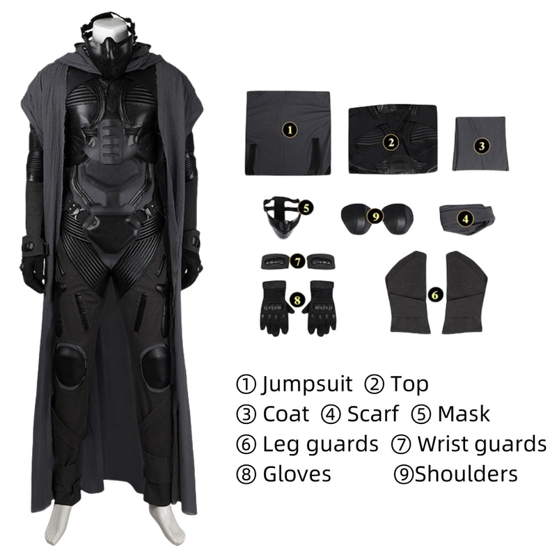 【New Arrival】Xcoser Dune: Part Two Paul Atreides Cosplay Costume Outfit Jumpsuit Suit Prop Full Set