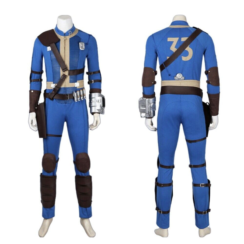 【New Arrival】Xcoser Fallout Hank Cosplay Costume Outfit Man Jumpsuit Suit Prop Set Halloween Cosplay