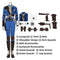 【New Arrival】Xcoser Fallout Hank Cosplay Costume Outfit Man Jumpsuit Suit Prop Set Halloween Cosplay