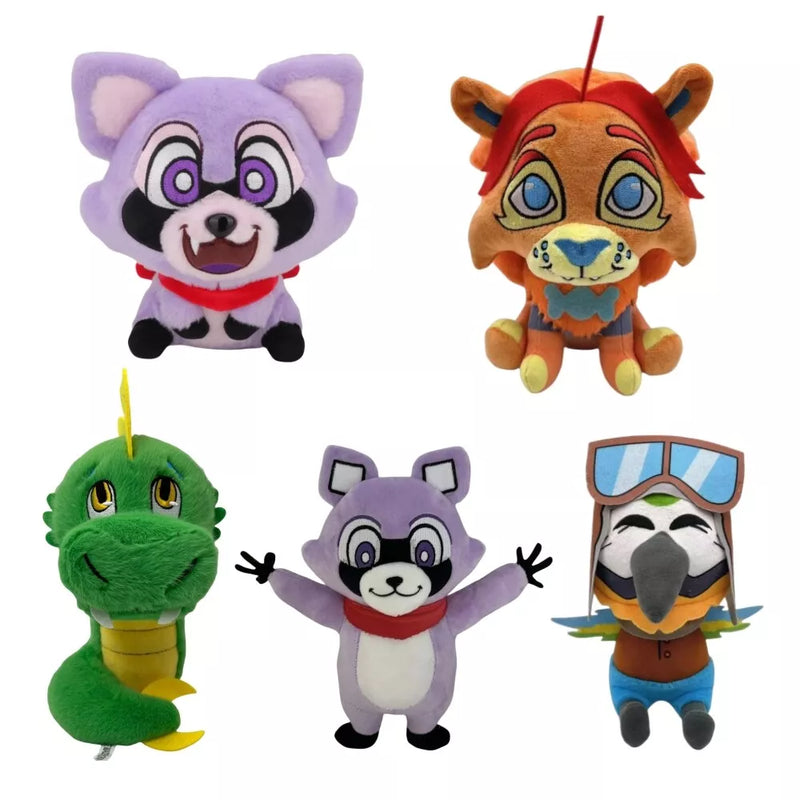 2024 Game Indigo Park Raccoon Plush Doll Toys Kids Fans Gift