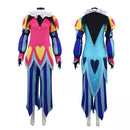 【New Arrival】Xcoser Hazbin Hotel Helluva Boss Fizzarolli Clown Cosplay Costume Outfits Halloween Carnival Suits