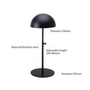 Helmet Stand Metal Adjustable Metal Stand Desktop Hanger Rack Helmet Hat Stand