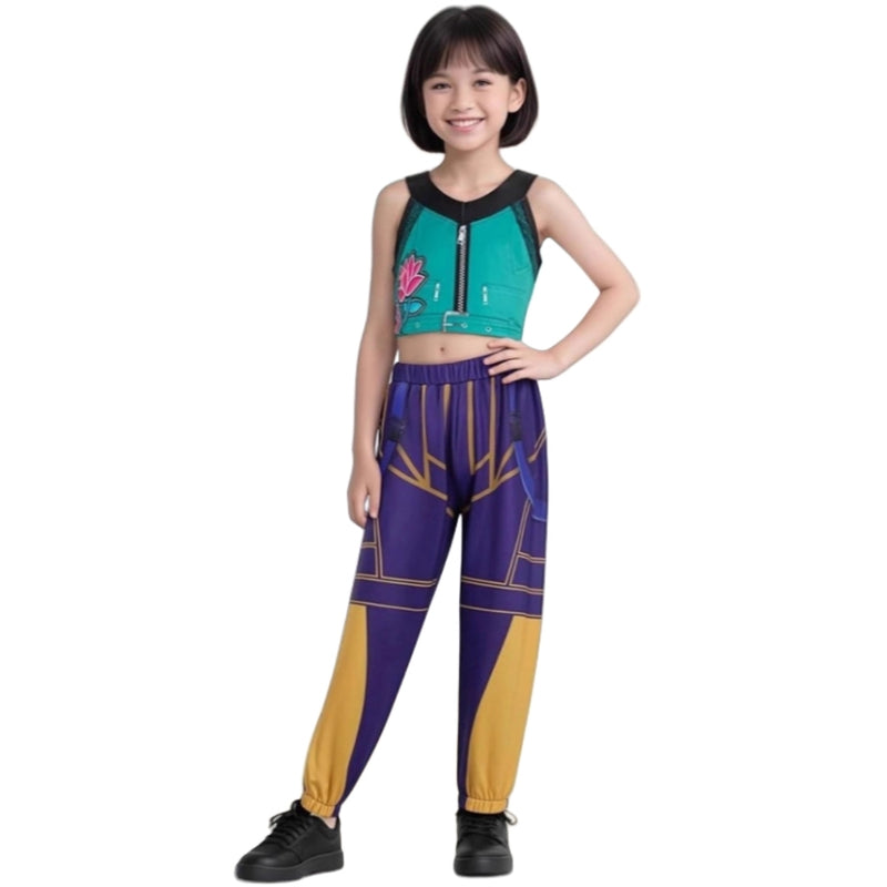 K-Pop Demon Hunters Rumi Mira Zoey CostumeKids Halloween Dress
