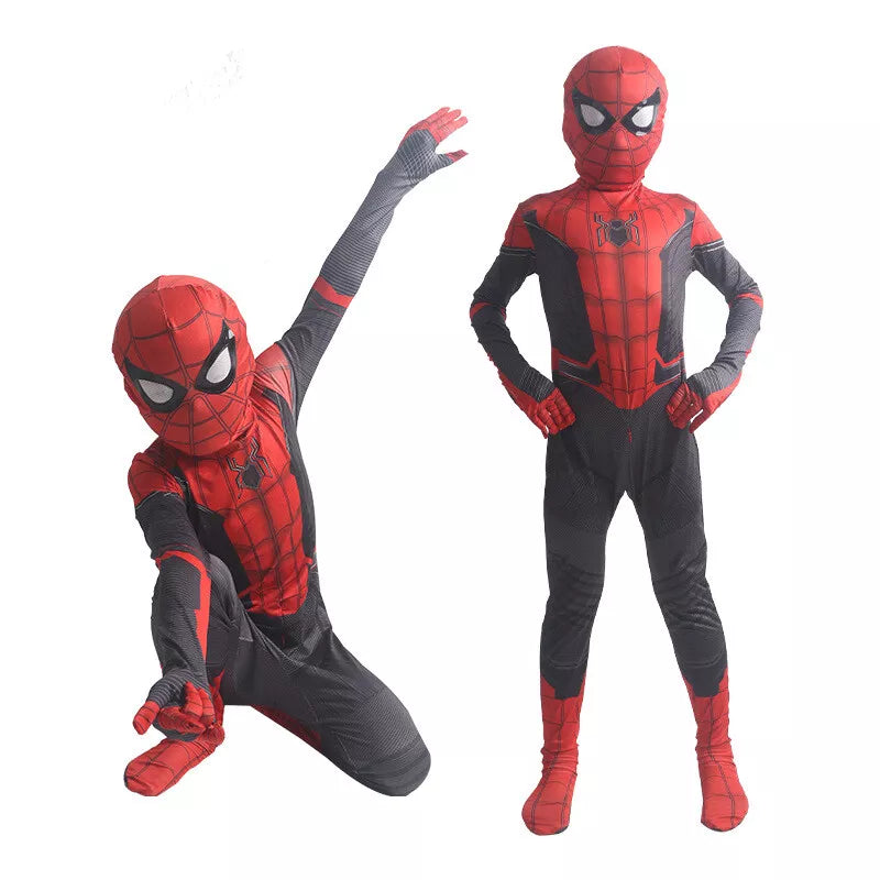 Superhero Spiderman Venom Kids Boys Bodysuit Halloween Prop