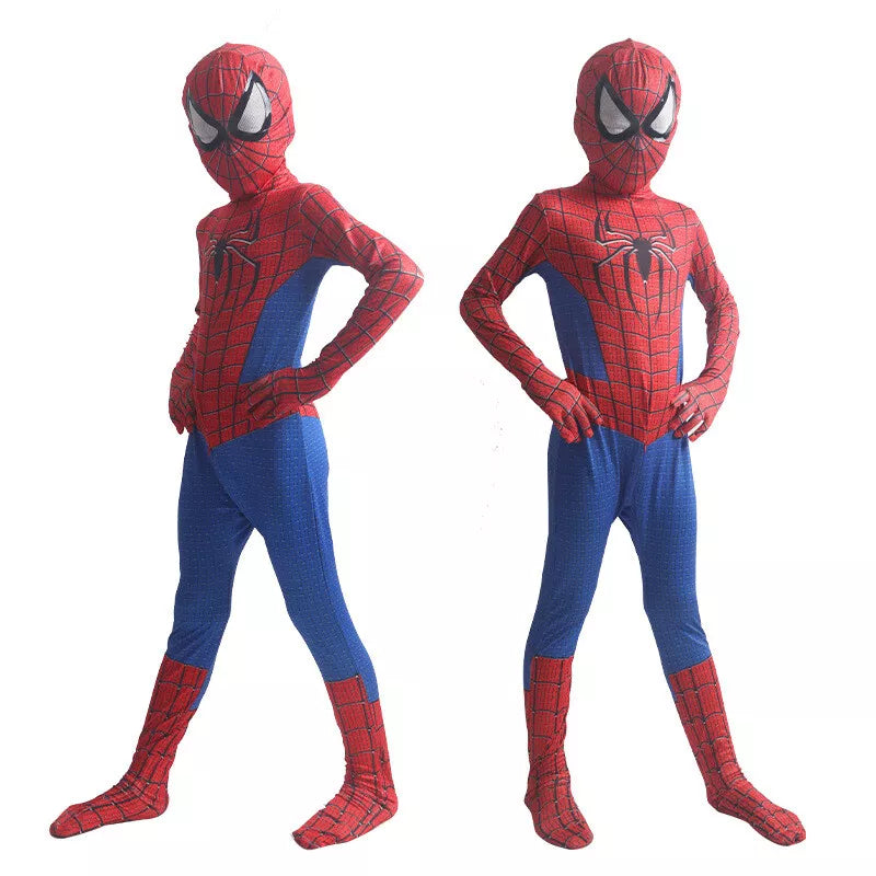 Superhero Spiderman Venom Kids Boys Bodysuit Halloween Prop