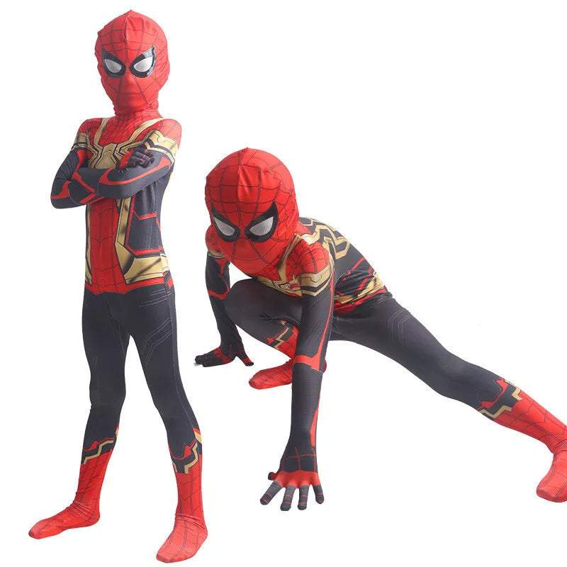 Superhero Spiderman Venom Kids Boys Bodysuit Halloween Prop