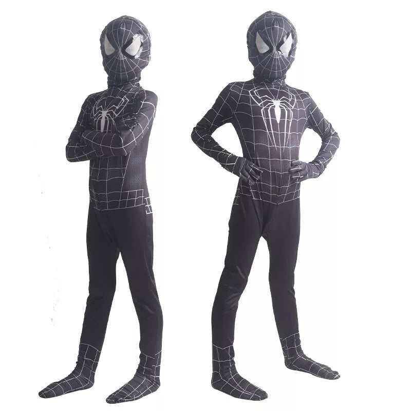 Superhero Spiderman Venom Kids Boys Bodysuit Halloween Prop
