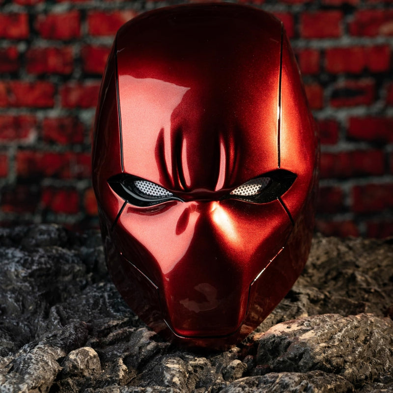 【New Arrival】Xcoser Red Hood Helmet Deluxe Cosplay Prop UV Bright Surface Collectors Edition