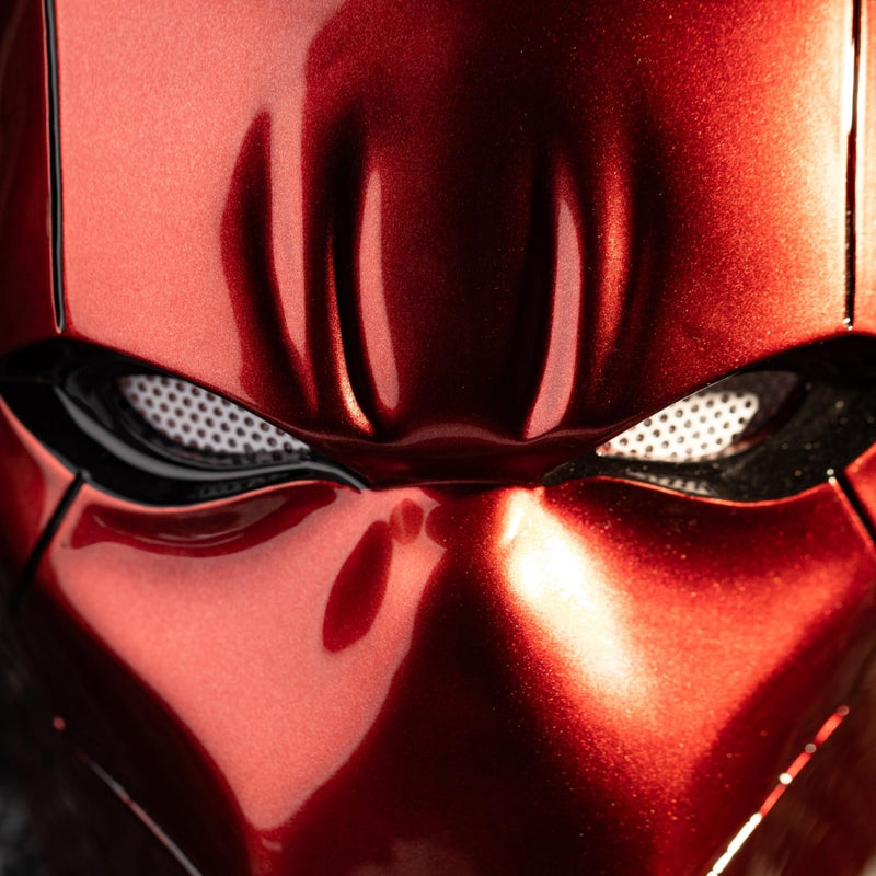 【New Arrival】Xcoser Red Hood Helmet Deluxe Cosplay Prop UV Bright Surface Collectors Edition