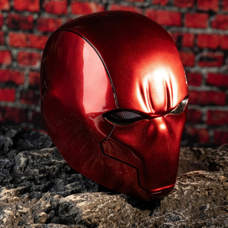 【New Arrival】Xcoser Red Hood Helmet Deluxe Cosplay Prop UV Bright Surface Collectors Edition