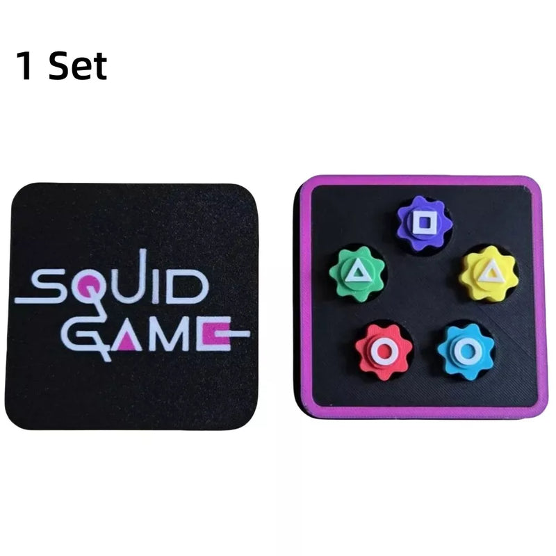 【New Arrival】2025 Squid Game Gonggi Korean Game 5PCS Gong-gi Jacks Korean Stone Game Boxed