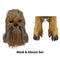 Chewbacca Cosplay Masks & Gloves Latex Halloween Props
