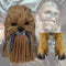 Chewbacca Cosplay Masks & Gloves Latex Halloween Props