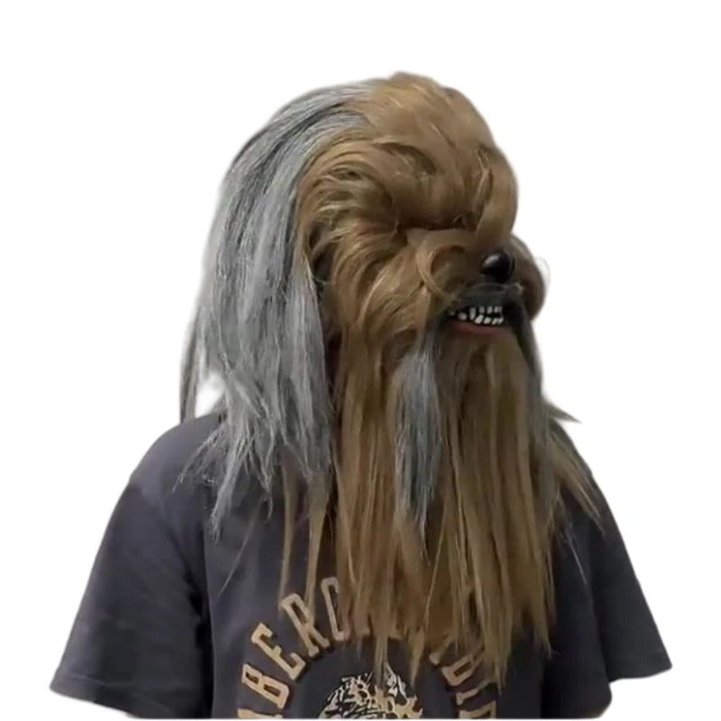 Chewbacca Cosplay Masks & Gloves Latex Halloween Props