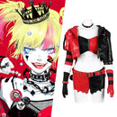 【New Arrival】Xcoser Suicide Squad ISEKAI Harley Quinn Cosplay Costume Wig Outfit Halloween