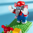 Xcoser Super Mario Bros Elephant Mario Decors Action Figure Phone Stand Holder