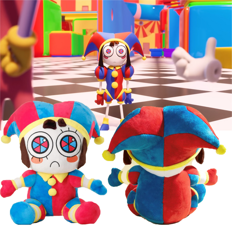 Xcoser Cartoon The Amazing Digital Circus Pomni Jax Ragatha Caine Zooble Stuffed Plush Toy Kid Gift