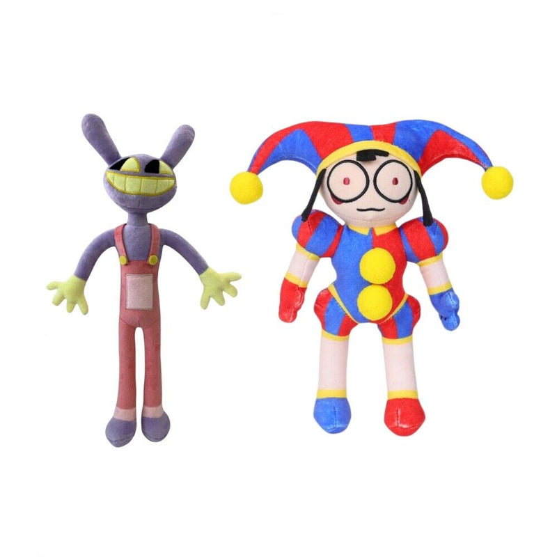 Xcoser Cartoon The Amazing Digital Circus Pomni Jax Ragatha Caine Zooble Stuffed Plush Toy Kid Gift