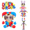 Xcoser Cartoon The Amazing Digital Circus Pomni Jax Ragatha Caine Zooble Stuffed Plush Toy Kid Gift