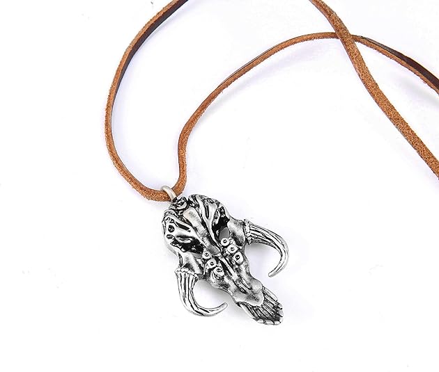 【New Arrival】Xcoser The Mandalorian Totem Metal Necklace Pendant Cosplay Accessories for Women Men