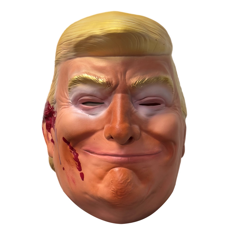 【In stock】Xcoser 2024 Donald Trump Rally Shooting Cosplay Mask Latex