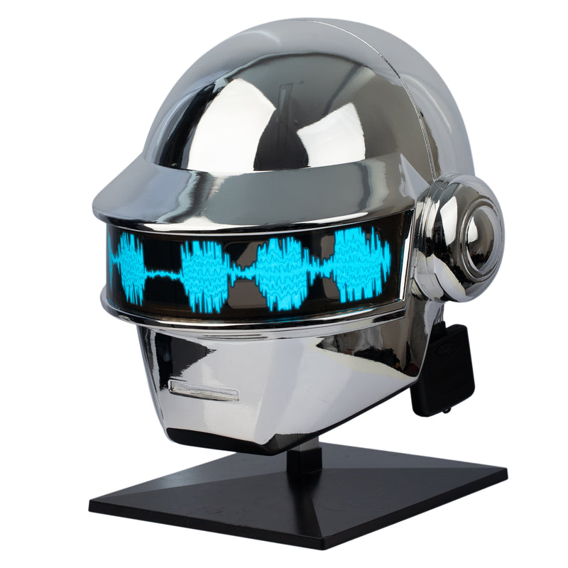 Daft Punk Helmet DJ Thomas Electroplated Resin with EL Light