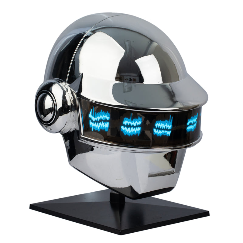 Daft Punk Helmet DJ Thomas Electroplated Resin with EL Light