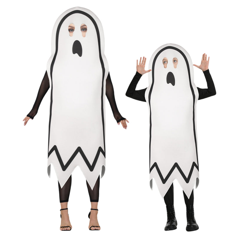 2025 Adults Kids Halloween Costume Ghost Fancy Party Dress