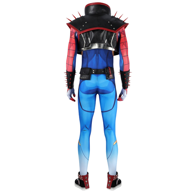 Marvel Rivals Spider-Man Punk 2099 Costume Jumpsuit Full Set