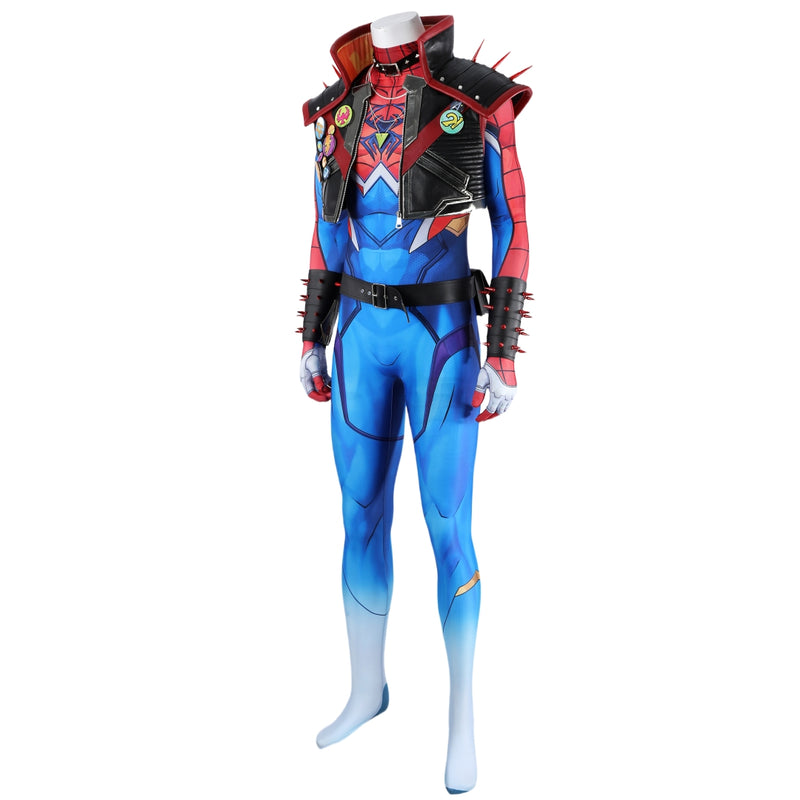 Marvel Rivals Spider-Man Punk 2099 Costume Jumpsuit Full Set