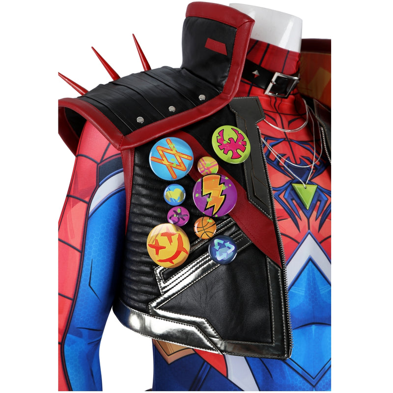 Marvel Rivals Spider-Man Punk 2099 Costume Jumpsuit Full Set