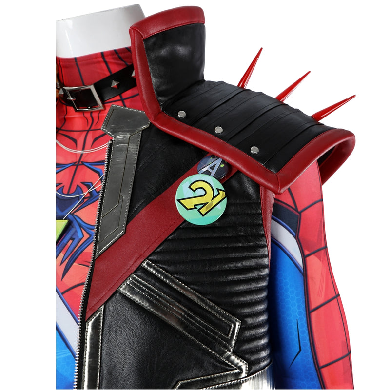 Marvel Rivals Spider-Man Punk 2099 Costume Jumpsuit Full Set