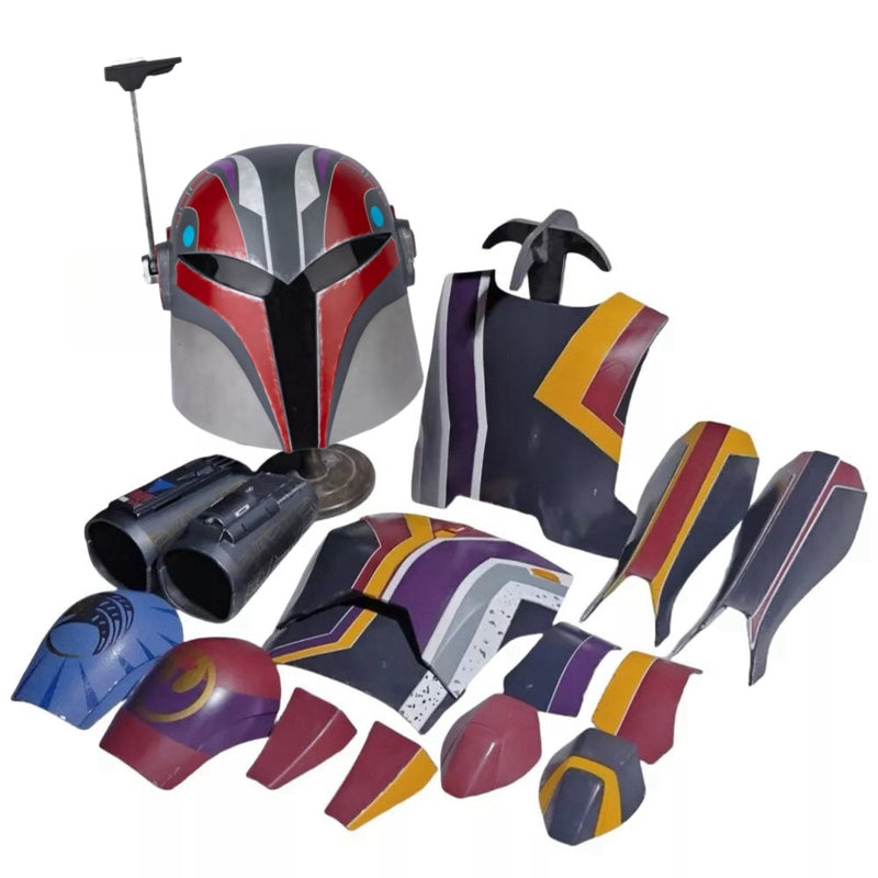 【10% off】Xcoser Star Wars: Ahsoka Sabine Wren Armors Helmet Set Cosplay Props