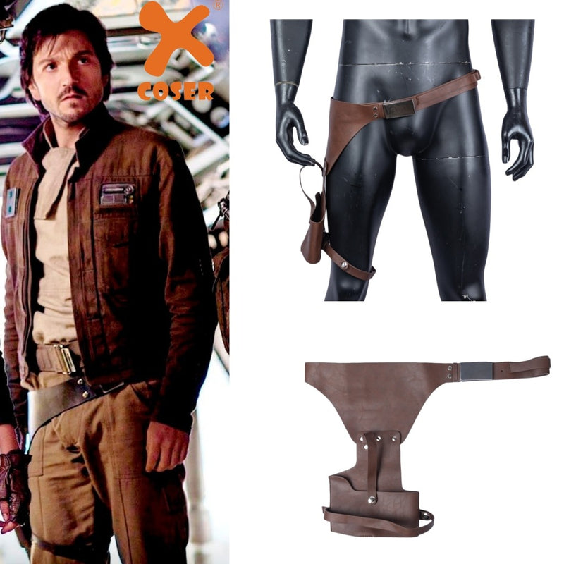 Star Wars: Andor Cassian Andor Belt Holster Props Leather