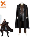 Star Wars Anakin Skywalker Jedi  PU leather Costume for Men