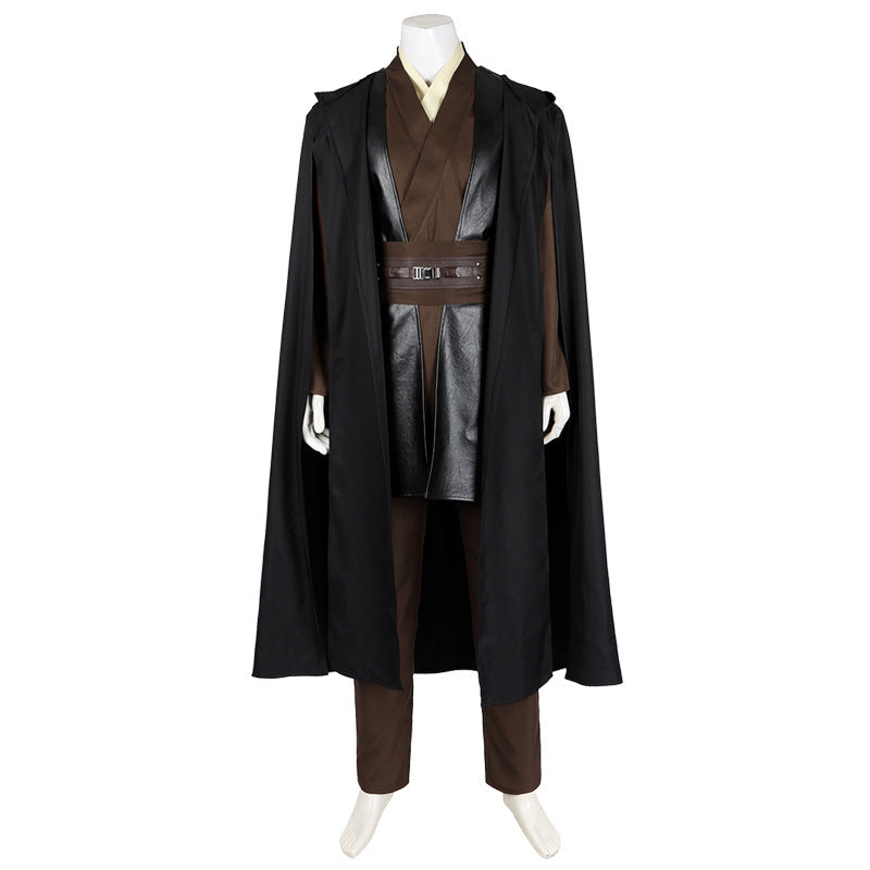 Star Wars Anakin Skywalker Jedi  PU leather Costume for Men