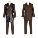Star Wars Anakin Skywalker Jedi  PU leather Costume for Men