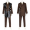 Star Wars Anakin Skywalker Jedi  PU leather Costume for Men